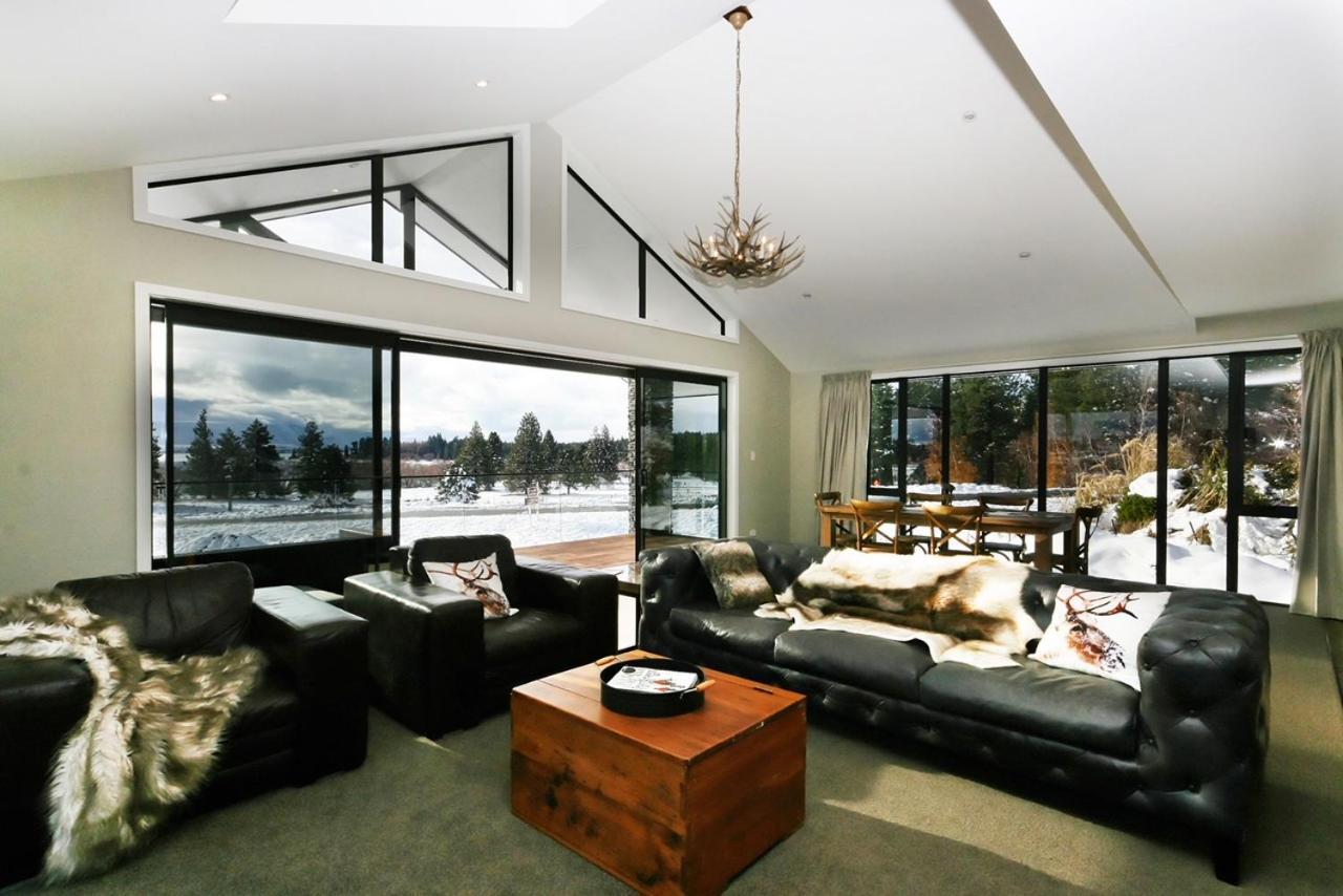 Lake Views At Antler Lodge Lago Tékapo Exterior foto