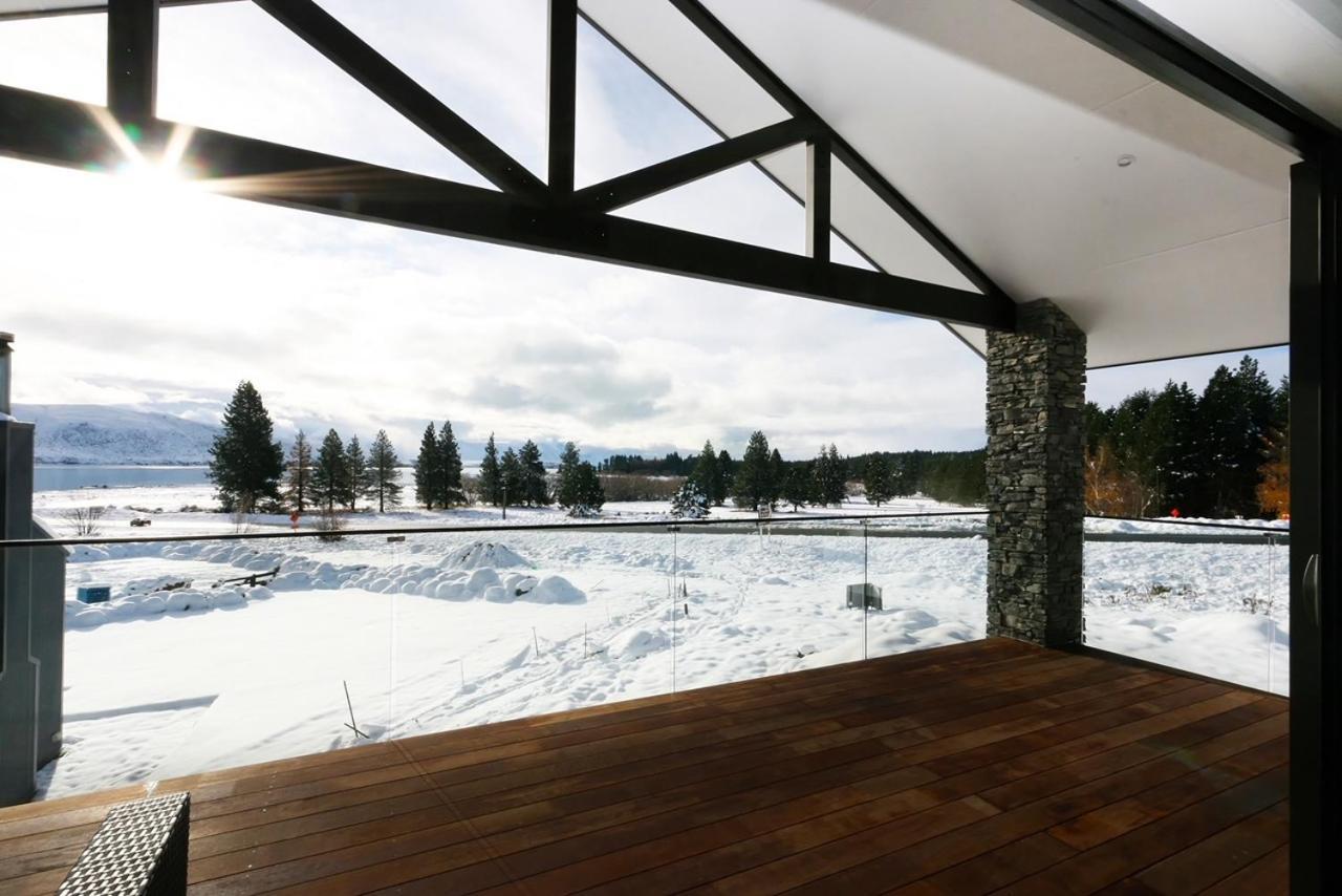 Lake Views At Antler Lodge Lago Tékapo Exterior foto