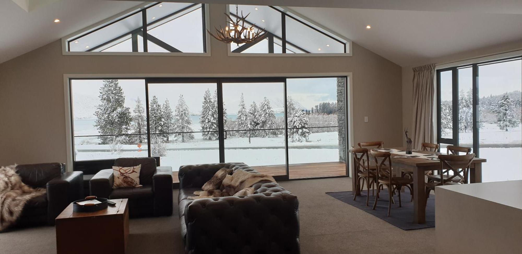 Lake Views At Antler Lodge Lago Tékapo Exterior foto